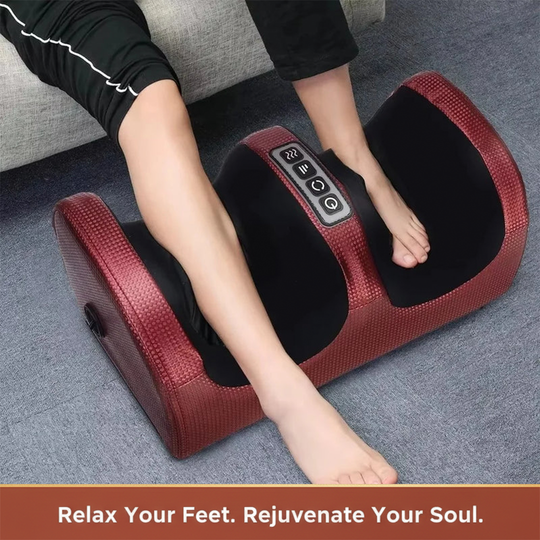 Foot Massager with Shiatsu Nodes and Heat Function