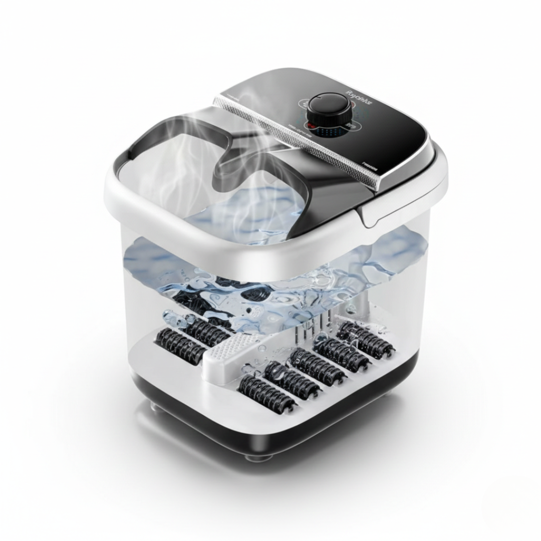 Foot Spa with Hydrotherapy and Heat Function