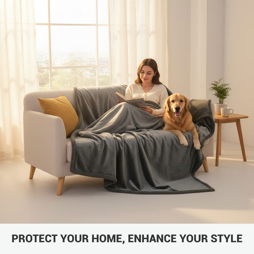 Furniture Protector with Waterproof and Plush Design