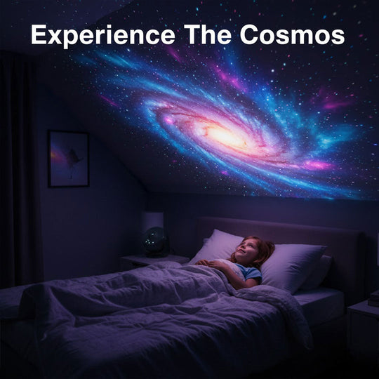 Galaxy Projector with 360° Rotation and Starry Display