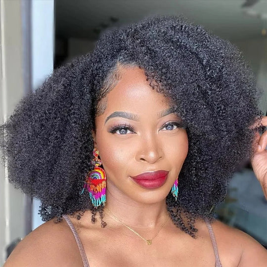 Hair Bundles with Afro Kinky Curls and Virgin Quality