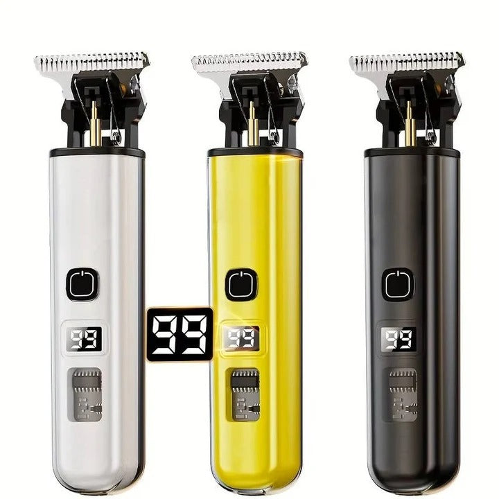 Hair Trimmer with Rechargeable Battery and LED Light