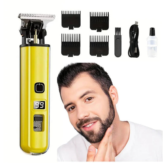 Hair Trimmer with Rechargeable Battery and LED Light