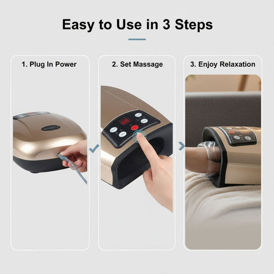 Hand Massager with Air Compression and Palm Relief