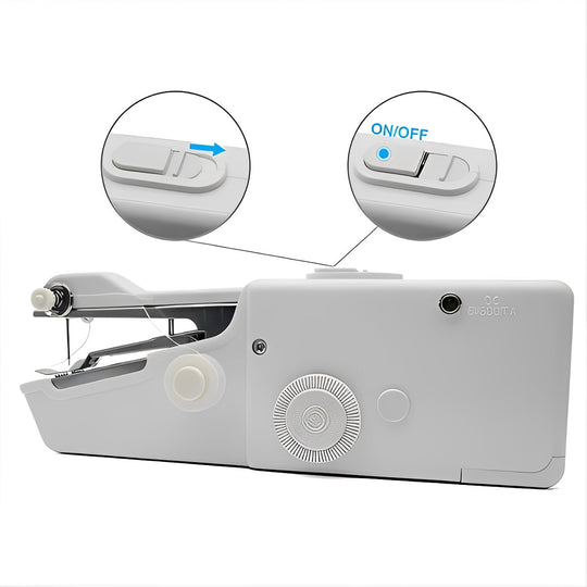 Handheld Sewing Machine with Battery Operation and Lightweight Design