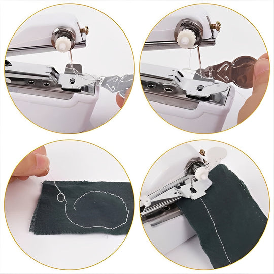Handheld Sewing Machine with Battery Operation and Lightweight Design