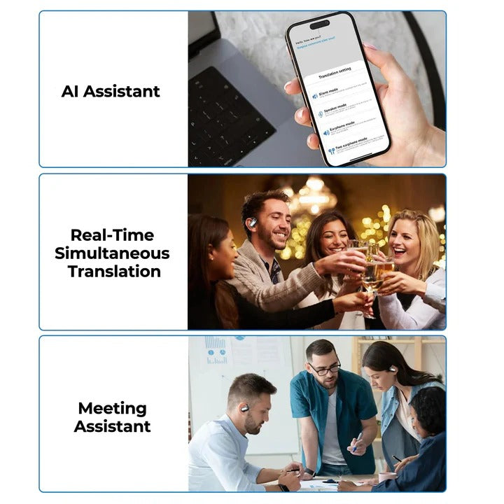 Headphones with Smart Translation and Wireless Audio