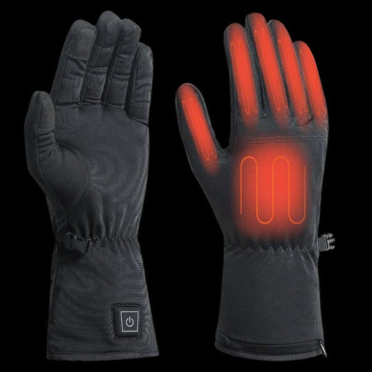 Heated Glove Liners with Rechargeable Batteries and Dual Charger