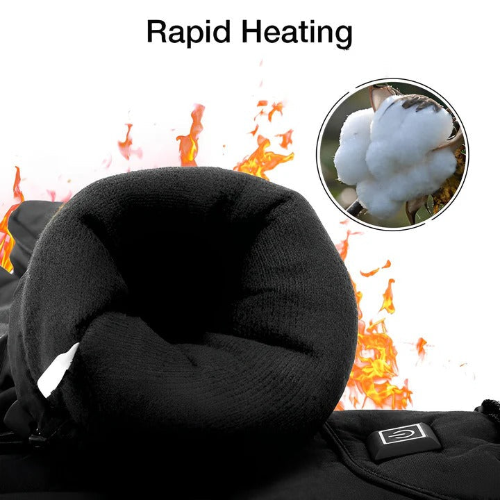 Heated Gloves with Rechargeable Battery and Warmth Control