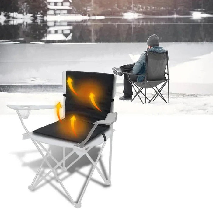 Heated Seat Cushion with Foldable Design and Temperature Control