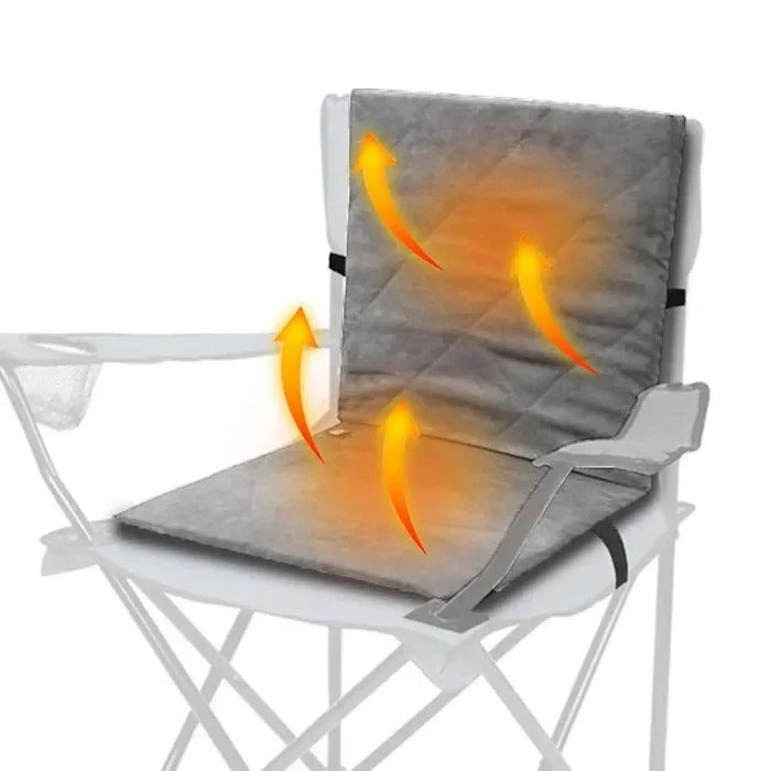 Heated Seat Cushion with Foldable Design and Temperature Control