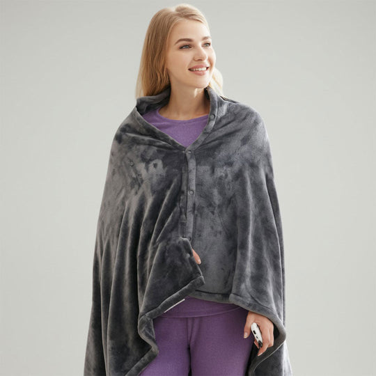 Heated Shawl with USB Port and Adjustable Settings