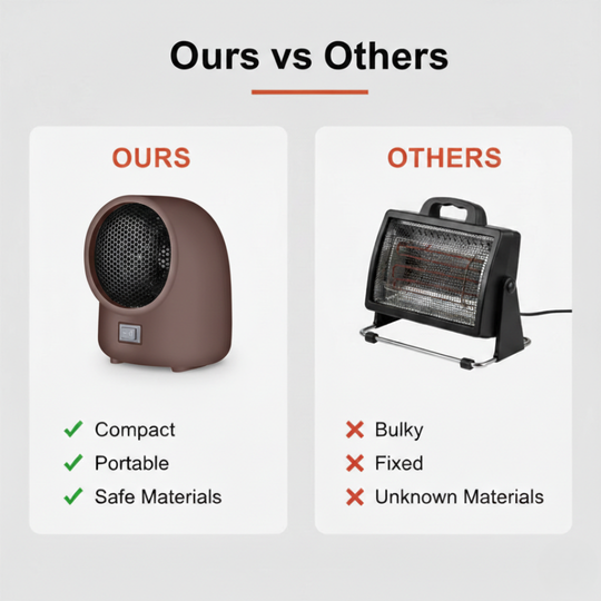 Heater with Compact Design and Indoor Use