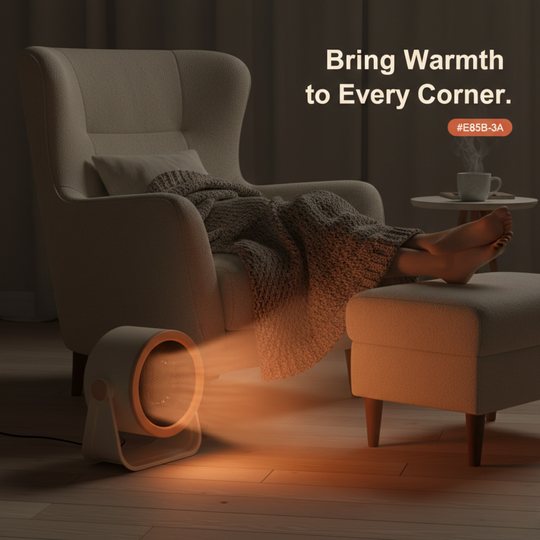 Heater with Compact Design and Multi-Mode Settings