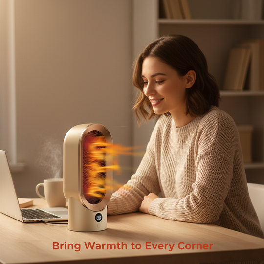 Heater with Portable Design and Compact Size