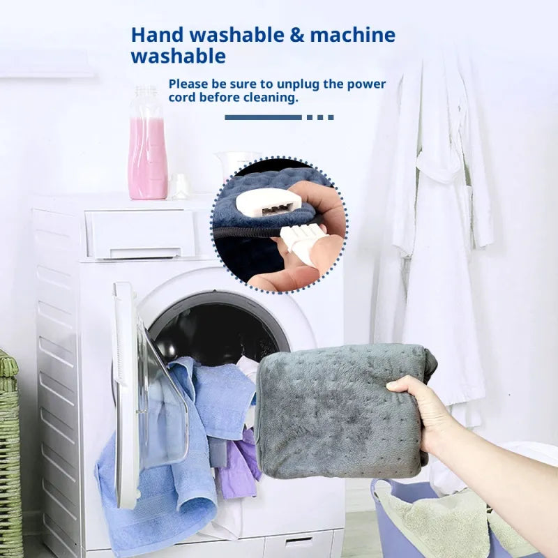 Heating Pad with Adjustable Temperature and Timer