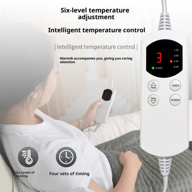 Heating Pad with Adjustable Temperature and Timer