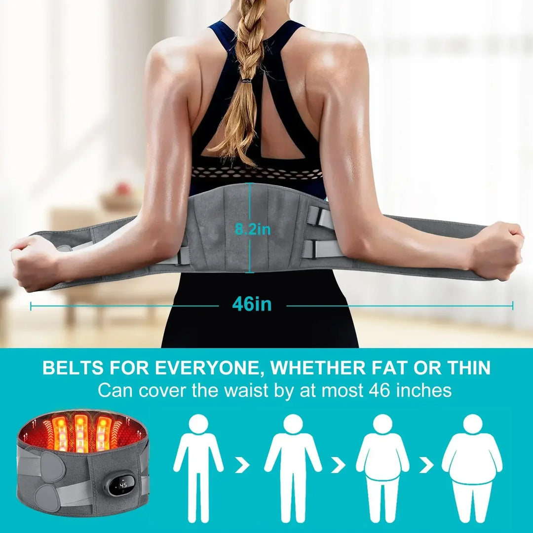 Heating Pad with Vibration and Back Support