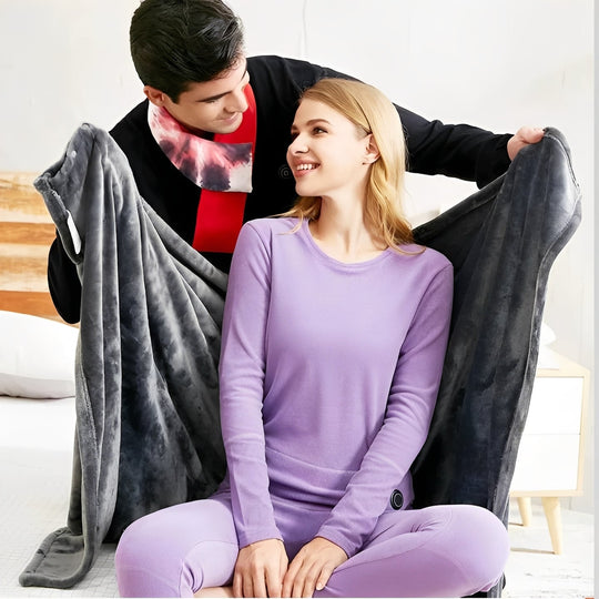 Heating Shawl with USB Power and Plush Fabric