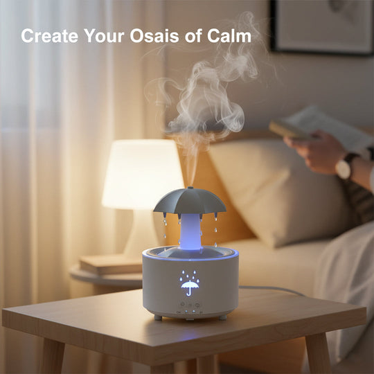 Humidifier with Aroma Diffuser and LED Light