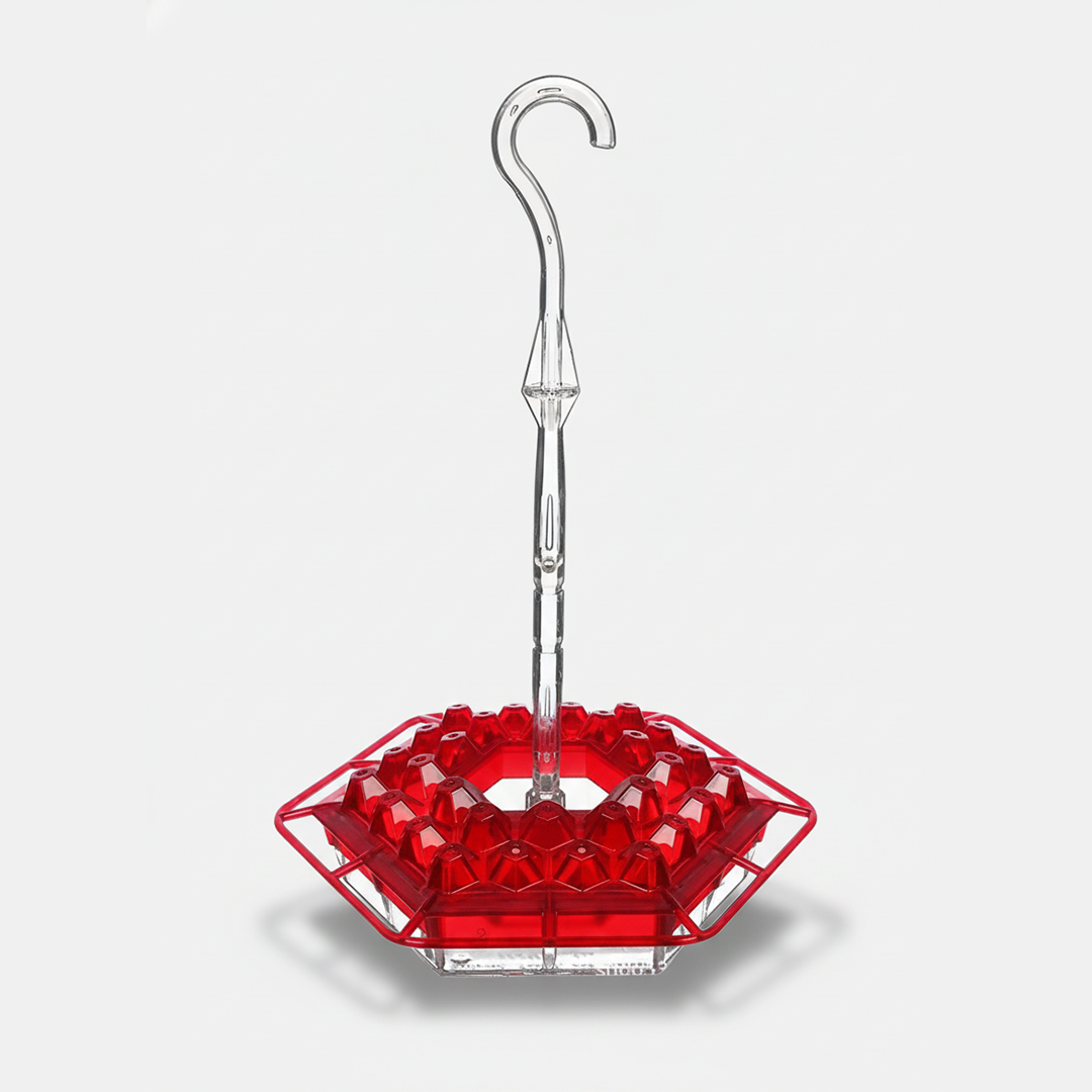 Hummingbird Feeder with Ant Resistance and Hanging Design