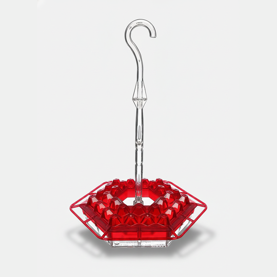 Hummingbird Feeder with Ant Resistance and Hanging Design