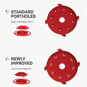 Hummingbird Feeders with Bee Proof Design and Perch