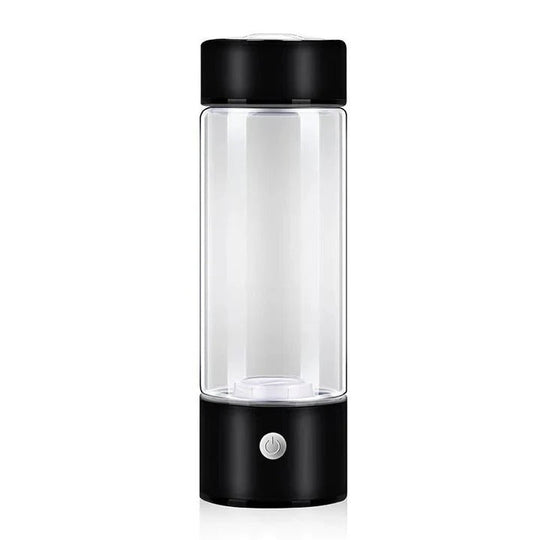 Hydrogen Water Bottle with Rechargeable Battery and Glass Design