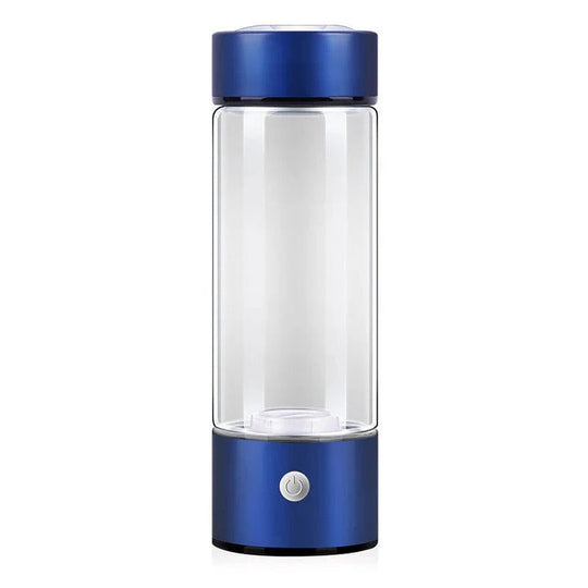 Hydrogen Water Bottle with Rechargeable Battery and Glass Design