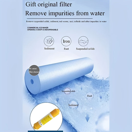 Ice Maker with Self-Cleaning and Portable Design