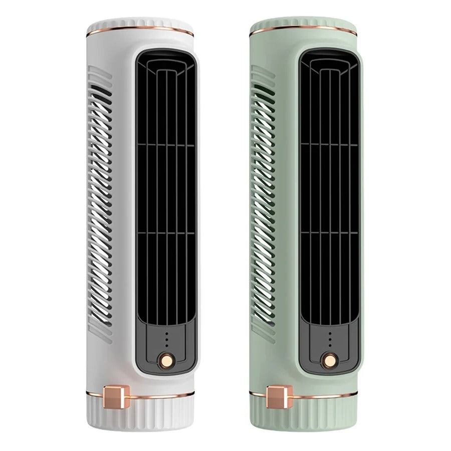Air Conditioner with Bladeless Design and Portable Fan