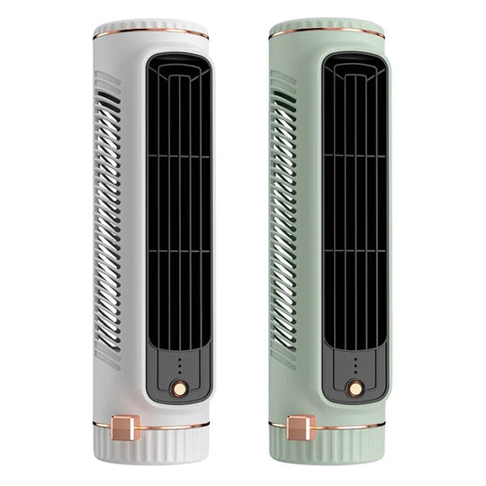 Air Conditioner with Bladeless Design and Portable Fan
