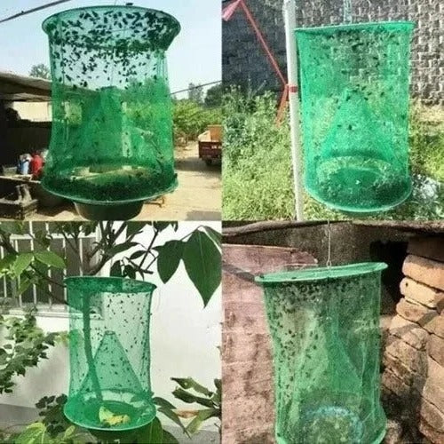 Fly Trap with Reusable Design and Effective Catching