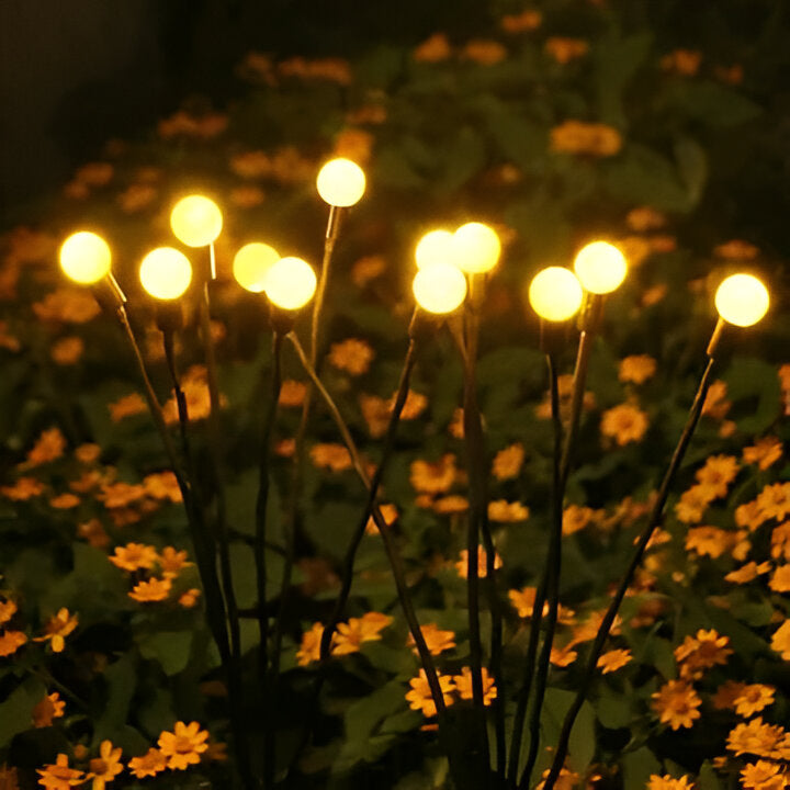 Garden Lights with Solar Power and Decorative Design