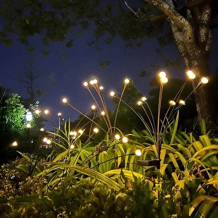 Garden Lights with Solar Power and Decorative Design
