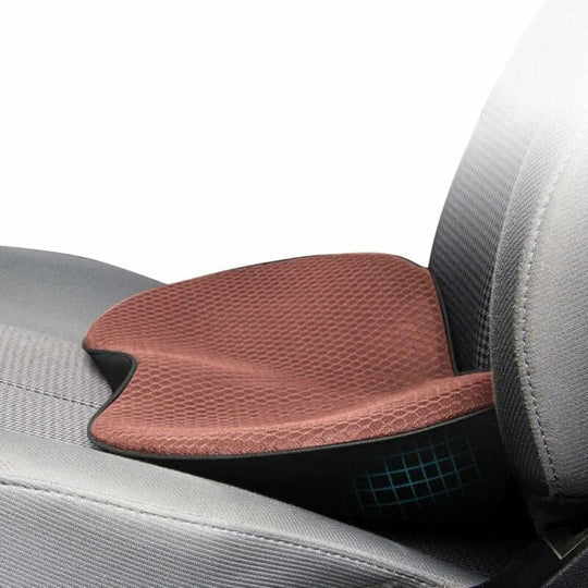 Car Seat Cushion with Height Adjustment and Comfort Support