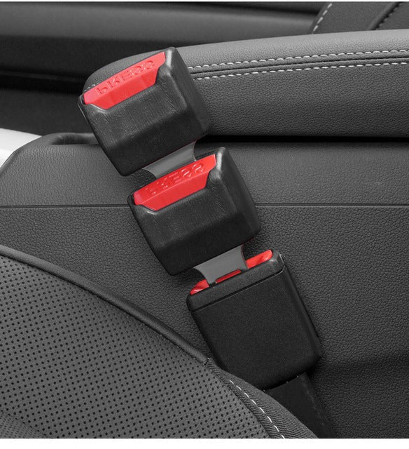 Car Seat Belt Extender with Adjustable Clips and Safety Design