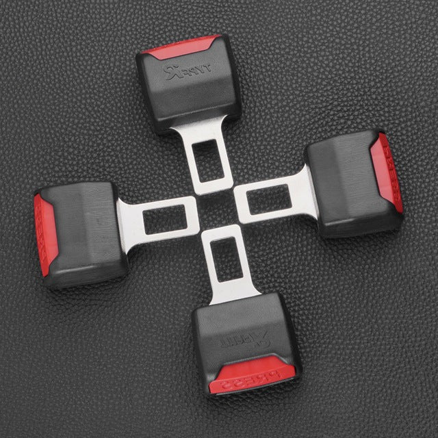 Car Seat Belt Extender with Adjustable Clips and Safety Design