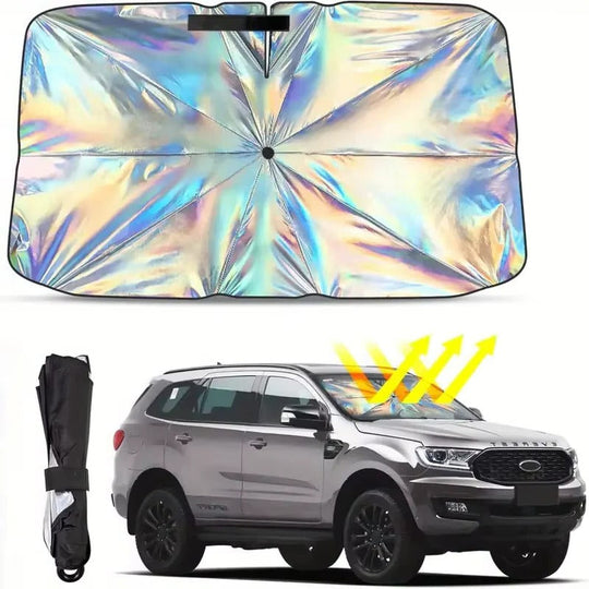 Car Sunshade with UV Protection and Foldable Design
