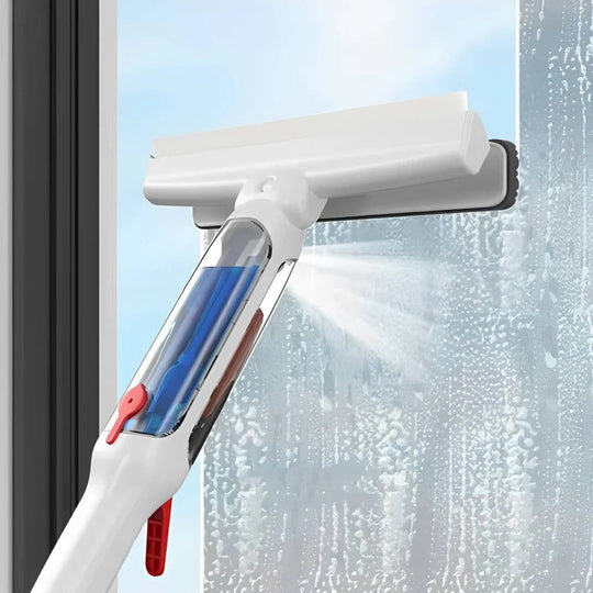 Window Cleaner with Long Handle and Telescopic Reach