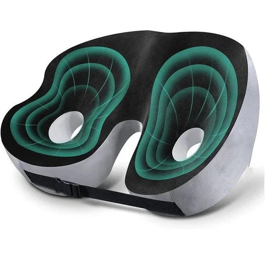 Cushion with Adjustable Memory Foam and Sit Bone Support