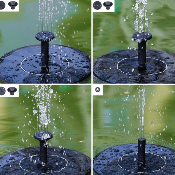 Garden Fountain with Solar Power and Water Pump