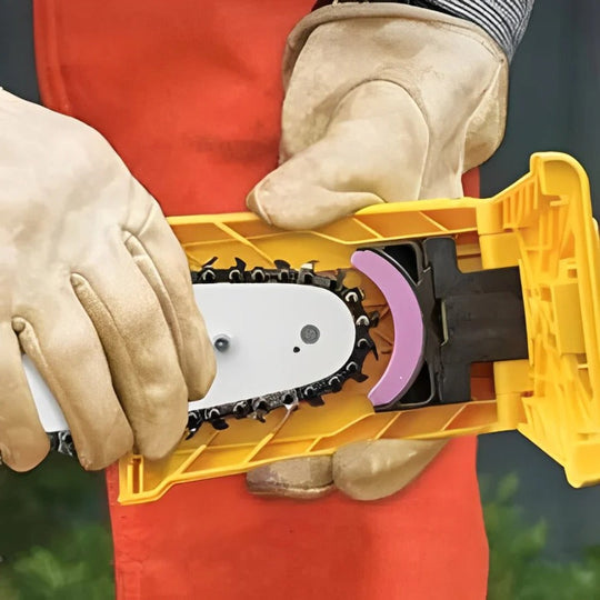 Chainsaw Sharpener with Precision Grinding and Easy Use