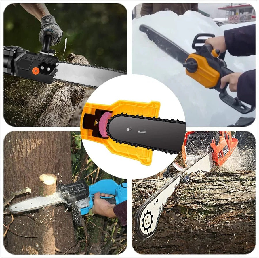 Chainsaw Sharpener with Precision Grinding and Easy Use
