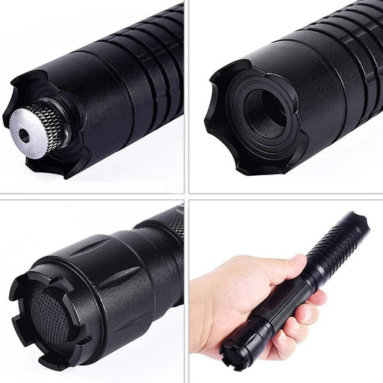 Tactical Laser Torch with High-Power Beam and Blue Light