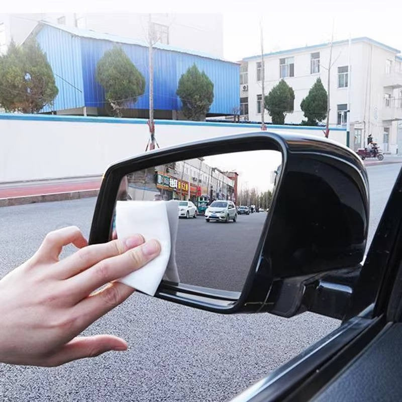 Windshield Treatment with Water Repellent and Anti-Fog Properties