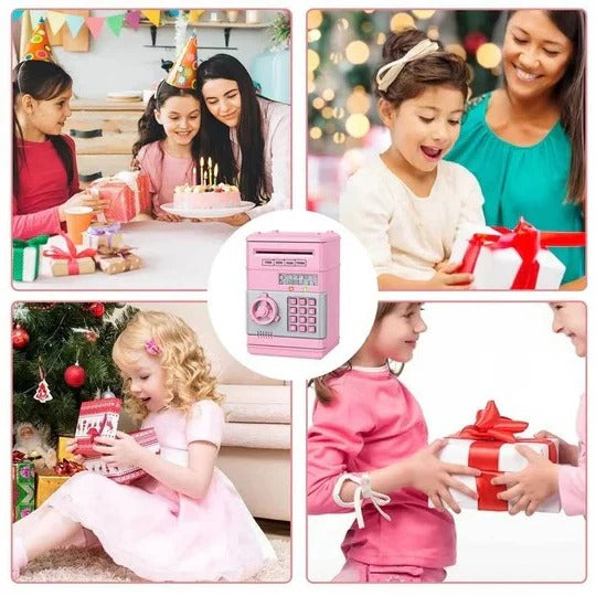 Kids' Piggy Bank with Fun Design and Easy Access