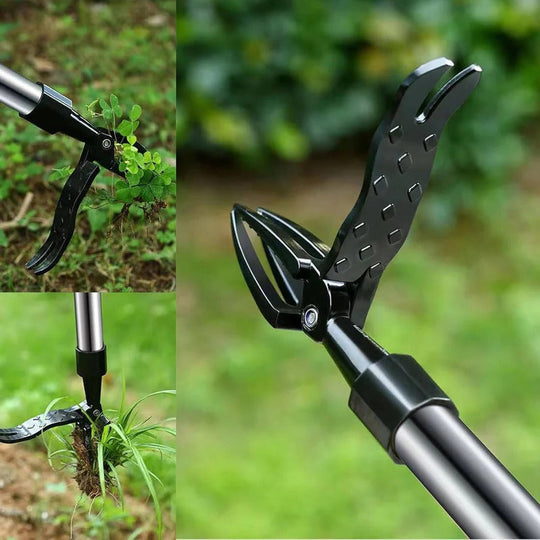 Weed Puller Tool with Long Handle and Ergonomic Grip