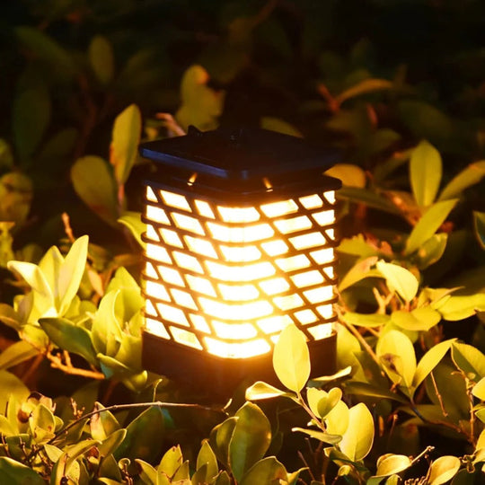 Garden Lantern with Solar Power and LED Light