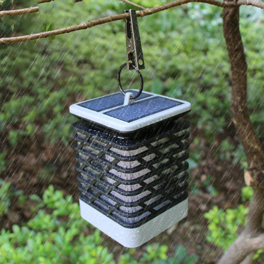 Garden Lantern with Solar Power and LED Light